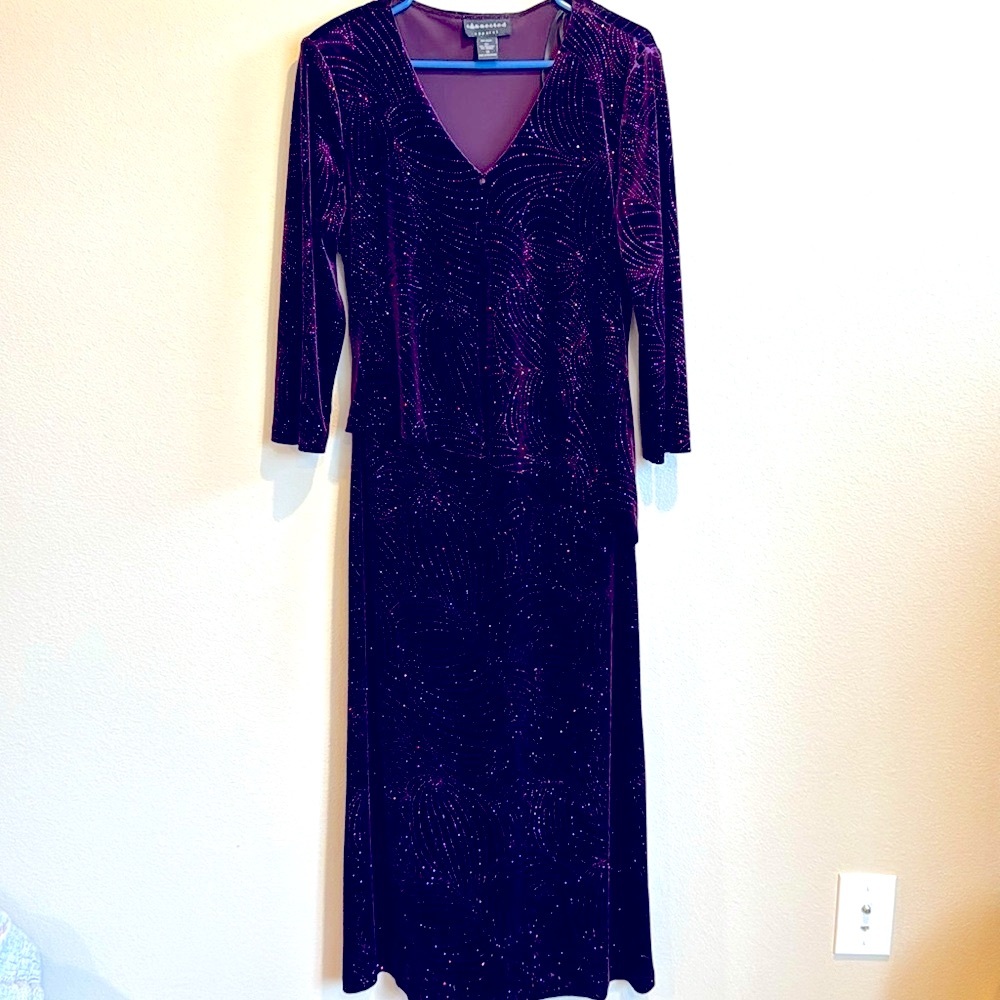 Velvet holiday dress